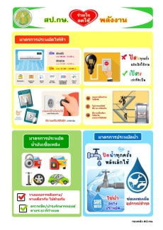 กิจกรรมเผยแพร่การอนุรักษ์พลังงาน