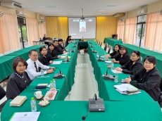 ร่วมรับฟังการประชุมศูนย์ติดตามและแก้ไขปัญหาภัยพิบัติด้านการเกษตร