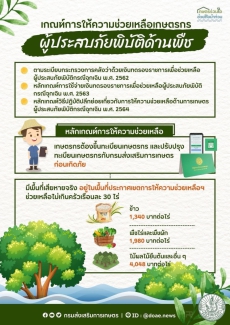 หลักเกณฑ์การช่วยเหลือเกษตรกรผู้ประสบภัยพิบัติ