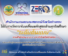 สำนักงานเกษตรและสหกรณ์จังหวัดอ่างทอง