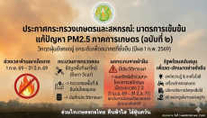 ประกาศประทรวงเกษตรเเละสหกรณ์