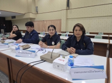 ประชุมคณะกรรมการขับเคลื่อนการบริหารจัดการโครงการพัฒนาพื้นที่หุบกะพงและห้วยทราบใต้