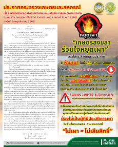 ประกาศกระทรวงเกษตรและสหกรณ์