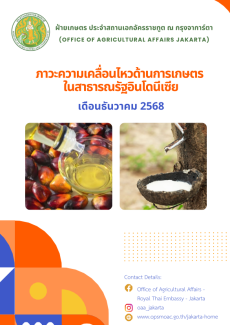 ภาวะความเคลื่อนไหวทางด้านการเกษตรในสาธารณรัฐอินโดนีเซีย