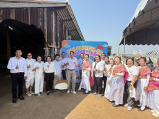 ร่วมเป็นเกียรติและจัดแสดงนิทรรศการในงานพิธีทำขวัญเกลือและส่งเสริมภูมิปัญญาท้องถิ่นสินค้าเกษตรด้านเกลือทะเล