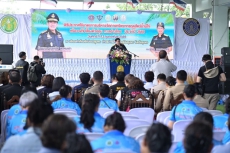 ผู้ตรวจราชการกระทรวงเกษตรและสหกรณ์ นายวิทยา แก้วมี ร่วมเป็นเกียรติในพิธีประกาศใช้มาตรการบริหารจัดการทรัพยากรสัตว์น้ำมีไข่หรือวางไข่เลี้ยงตัวอ่อนพื้นที่ทะเลอ่าวไทยประจำปี 2569