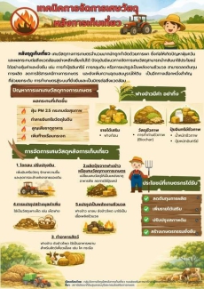 เทคนิคการจัดการเศษวัสดุหลังการเก็บเกี่ยว