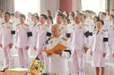 พิธีวางพานพุ่มดอกไม้ถวายราชสดุดี