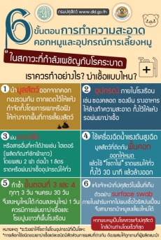6ขั้นตอนการทำความสะอาดคอกหมูและอุปกรณ์การเลี้ยงหมู