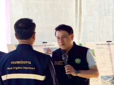 ลงพื้นที่ติดตามความก้าวหน้าโครงการปรับปรุงประตูระบายน้ำวังหิน