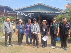 ลงพื้นที่เพื่อดำเนินงานโครงการ