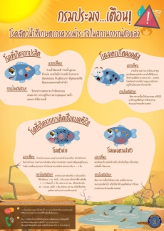 กรมประมง...เตือน❗️โรคสัตว์น้ำที่เกษตรกรเฝ้าระวังในสถานการณ์ภัยแล้ง