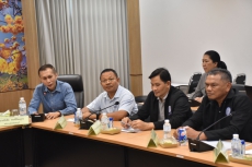 ร่วมระชุมหารือเกี่ยวกับการดำเนินโครงการประเมินผลประโยชน์ร่วมและความเสี่ยงแฝงในการใช้พลังงานแสงอาทิตย์ในประเทศไทย
