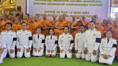 กษ.ร่วมโครงการบรรพชาอุปสมบทพระภิกษุสามเณรและบวชศีลจาริณีภาคฤดูร้อน