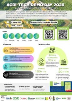 ขอเชิญร่วมงาน AGRI-TECH DEMO DAY 2026!