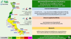 พยากรณ์อากาศระยะปานกลางสำหรับบริเวณภาคใต้ฝั่งตะวันออก