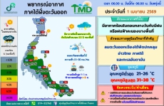 พยากรณ์อากาศภาคใต้ฝั่งตะวันออก ประจำวันที่ 1 เมษายน 2569
