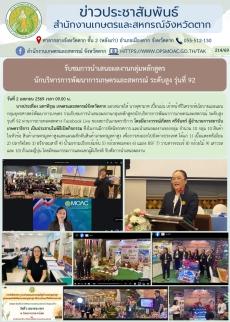 รับชมการนำเสนอผลงานกลุ่มหลักสูตร