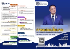 การมอบนโยบายและแนวทางการจัดทำงบประมาณรายจ่ายประจำปีงบประมาณ
