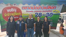 กษ.ร่วมกิจกรรมการจัดงานตลาดนัดข้าวเปลือก