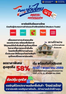 ประชาสัมพันธ์ซื้อสินค้าไทยช่วยไทย