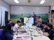 ร่วมประชุมปรึกษาหารือทำแผนปฏิบัติการการประชาคมเพื่อจัดทำข้อตกลงการรับน้ำเข้าทุ่ง