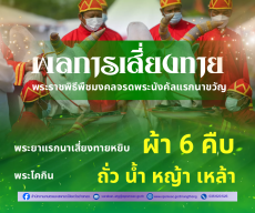 ผลเสี่ยงทายพระราชพิธีพืชมงคลจรดพระนังคัลแรกนาขวัญ