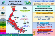 พยากรณ์อากาศภาคใต้ฝั่งตะวันออก