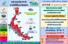 พยากรณ์อากาศภาคใต้ฝั่งตะวันออก