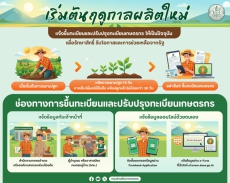 เริ่มต้นฤดูกาลผลิตใหม่ปลูกแล้วอย่าลืมแจ้งขึ้นทะเบียนและปรับปรุงทะเบียนเกษตรกรให้เป็นปัจจุบัน