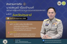 นายสรวุฒิเนื่องจำนงค์เลขานุการรัฐมนตรีว่าการกระทรวงเกษตรและสหกรณ์