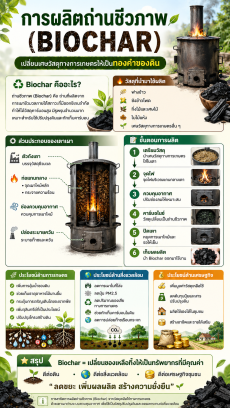 ถ่านชีวภาพ (Biochar)