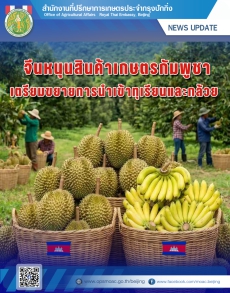 จีนหนุนสินค้าเกษตรกัมพูชา