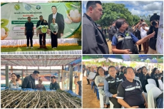 นายวัชระพลขาวขำรัฐมนตรีช่วยว่าการกระทรวงเกษตรและสหกรณ์ลงพื้นที่จังหวัดสกลนคร