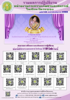 รวมข่าวประชาสัมพันธ์หน่วยงานในสังกัดกระทรวงเกษตรและสหกรณ์จังหวัดระยอง