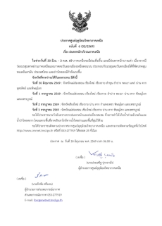 ประกาศศูนย์อุตุนิยมวิทยาภาคเหนือ