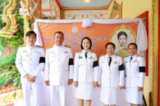 สนง.กษ.อำนาจเจริญเข้าร่วมพิธีเจริญพุทธมนต์เฉลิมพระเกียรติ