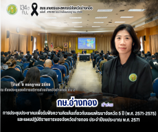 การประชุมประชาคมเพื่อรับฟังความคิดเห็นเกี่ยวกับแผนพัฒนาจังหวัด