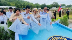 ติดตามและขับเคลื่อนโครงการอันเนื่องมาจากพระราชดำริในพื้นที่ภาคกลางพร้อมคณะ