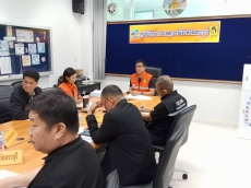 ร่วมการประชุมกองอำนวยการป้องกันและบรรเทาสาธารณภัยกลาง
