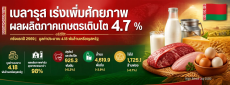 ผลผลิตภาคเกษตรเบลารุสเติบโต