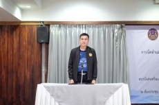 กษ.ร่วมเป็นเกียรติในการเปิดอบรมเพื่อการเรียนรู้โครงการจัดทำแผนบริหารจัดการน้ำและเกษตรกรรมตามหลักทฤษฎีใหม่ระดับตำบล