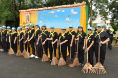 กษ.อำนาจเจริญร่วมกิจกรรมจิตอาสาพัฒนาในโอกาสวันสำคัญของชาติไทย