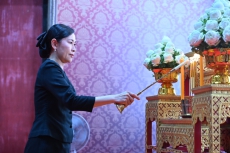 เข้าร่วมพิธีบำเพ็ญกุศลเนื่องในวันอาสาฬหบูชา