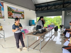 จัดฝึกอบรมภายใต้โครงการฝึกอบรมพัฒนาการแปรรูปสินค้าเกษตรมูลค่าสูงจากขมิ้นชัน