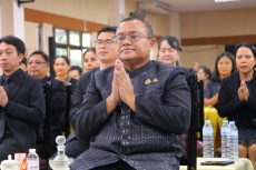 กษ.ร้อยเอ็ดร่วมพิธีสวดพระพุทธมนต์และเจิญจิตตภาวนาอุทิศถวายพระราชกุศลแด่สมเด็จพระนางเจ้าสิริกิติ์