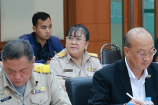 ประชุมคณะกรรมการขับเคลื่อนการบริหารจัดการโครงการพัฒนาพื้นที่หุบกะพงและห้วยทรายใต้