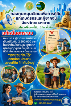 แก้หนี้นอกระบบ เกษตรกร ผู้ยากจน คนค้าขาย ที่เป็นหนี้