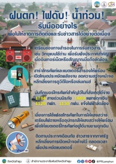 ฝนตก ไฟดับ น้ำท่วม รับมืออย่างไร