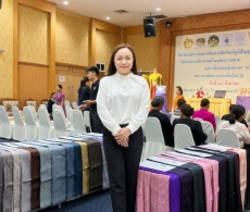 กษ.ร้อยเอ็ดร่วมกิจกรรมการประกวดผ้าลายพระราชทาน
